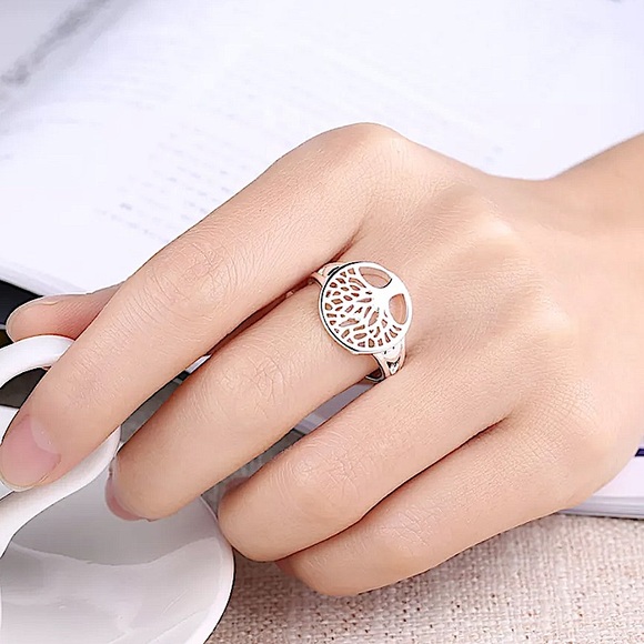 NEW STERLING SILVER TREE OF LIFE RING - Picture 4 of 6